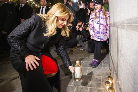 President Zuzana Čaputová attended the official ceremony of naming the square.