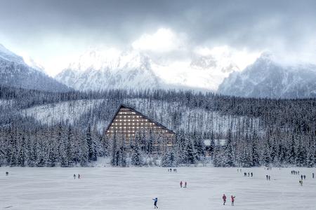 Special prize: Lucia Petrušová - Frozen Štrbské Pleso in haze  (Štrbské pleso)