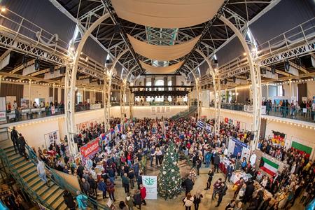 The Christmas Bazaar in Old Market Hall.