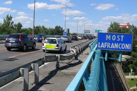 Lafranconi Bridge in Bratislava has been renamed to Lanfranconi Bridge.