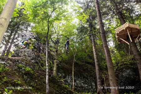 The hardest ferrata in Slovakia opened in Skalka