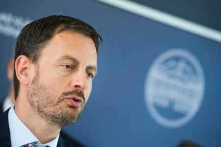 Finance Minister Eduard Heger