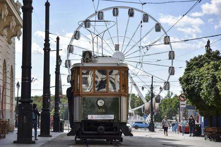 The municipal public transport company Dopravný Podnik Bratislava marks its 125th anniversary also with rides on historical trams and buses. 