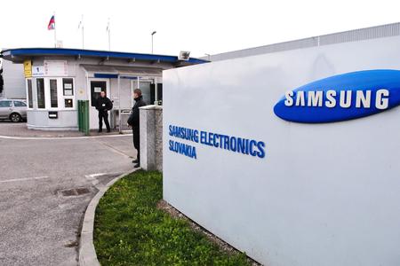 The Samsung plant in Galanta, southern Slovakia