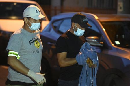 Róbert Krajmer detained at his house in Nitra on September 10. 