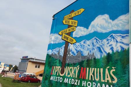 Liptovský Mikuláš, a town between the mountains