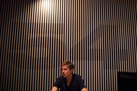 Slovak director Marko Škop during an interview before the screening of his film 'Let There Be Light' at the 54th Karlovy Vary International Film Festival on July 1, 2019.