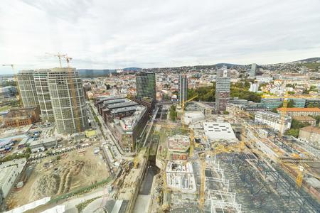 The area of Nivy has changed into a big construction site.  