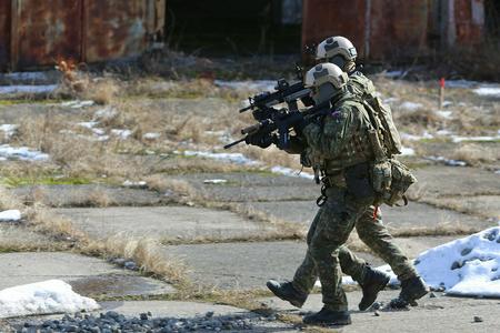 Slovak soldiers are good at mine clearing and repairing Soviet technology