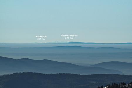 Alps visible from Veľká Fatra