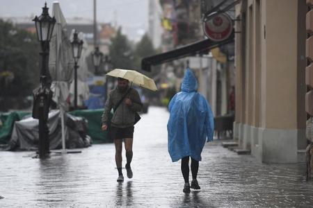 It's going to be a rainy weekend in Slovakia. 