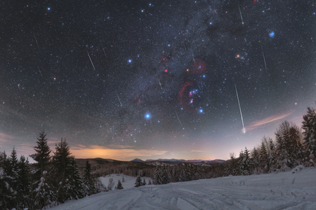 In 2020, NASA opted to publish on its website several pictures from Slovakia. A photo from the Poloniny National Park, taken by Tomáš Slovinský, appeared on the website in April. A few months later, in August, Petr Horálek’s photo of the Perseid meteor shower was chosen. It was not the first time NASA picked a Horálek photo. In January of this year, it had chosen his picture of a meteor shower, above, taken in Oravská Lesná. 