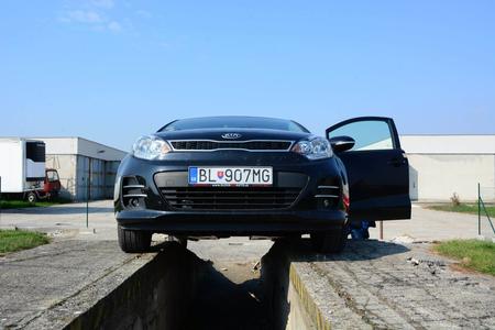 The car in which the police found Marian Kočner's compromising documents and other items.