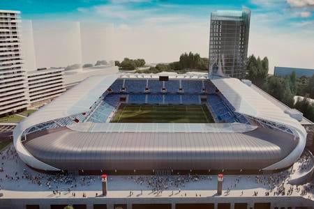 A visual of Slovakia's national football stadium