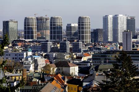 The skyline of Bratislava