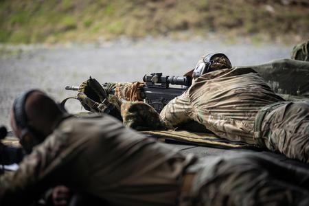 NATO troops training in Lešť. 