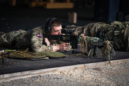 Helping to protect Slovakia. A commander who is a Czech paratrooper with Afghan experience