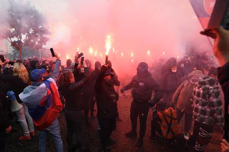 The October protest in Bratislava