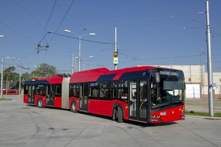 Bratislava is testing special trolleybus