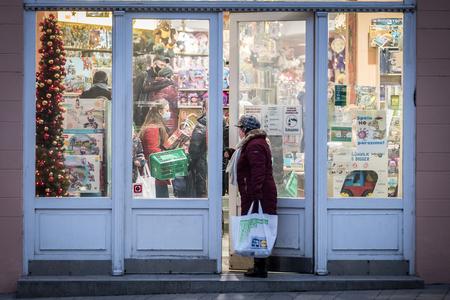 People in Slovakia were allowed to go shopping before Christmas lockdown.