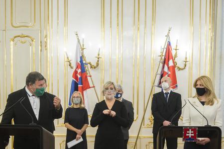 President Zuzana Čaputová meeting with scientists and experts on epidemiology, infectology and medicine.