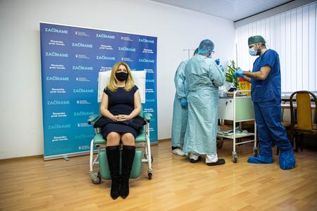 President Zuzana Čaputová received the vaccine