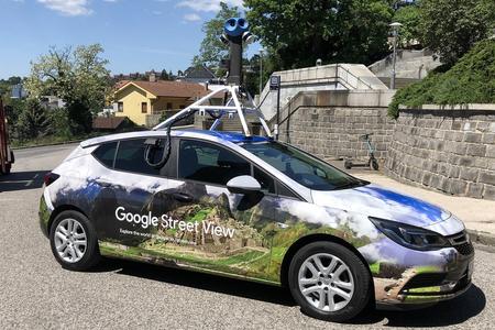 Google Street View car.
