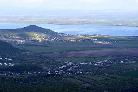 The Zemplínska Šírava dam in eastern Slovakia.
