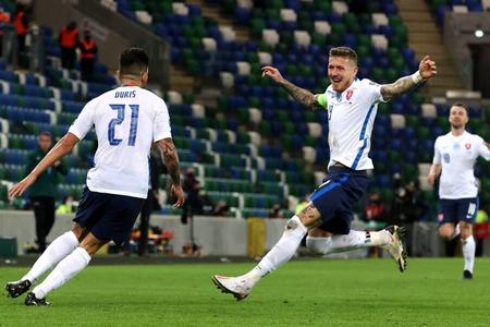 The Slovak national team won against Northern Ireland 2:1 in Belfast and advanced to the European Championship. 