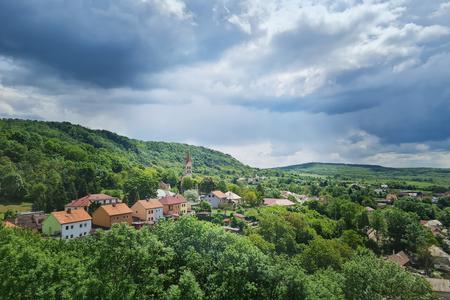 A view from Modrý Kameň Castle.