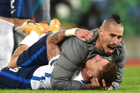 Marek Hamšík and Juraj Kucka