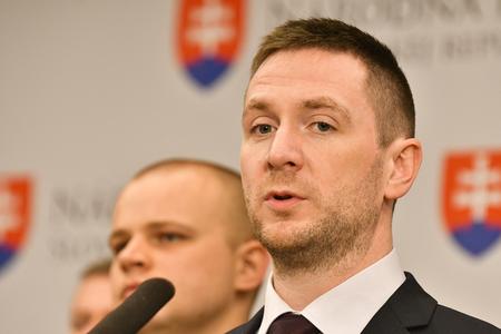 Milan Uhrík, leader of the extremist Republika party.