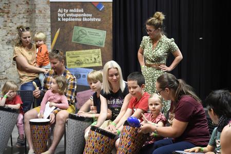 A picture from the Sponge Festival - Festival of Good Education, an event for children, parents and teachers.