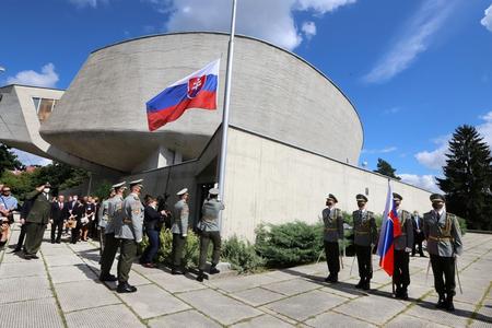 The event to mark 77th anniversary of SNP in Banská Bystrica had a restricted number of participants.