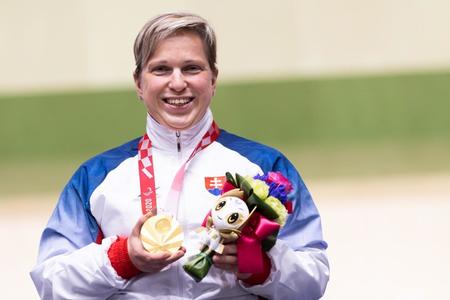 Veronika Vadovičová won gold in para-shooting.
