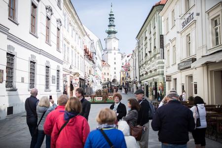 Michael's Tower (Michalská Tower) is a significant feature of Bratislava Old Town.