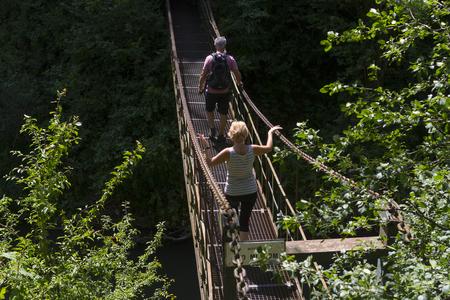 Tourists in Slovenský Raj