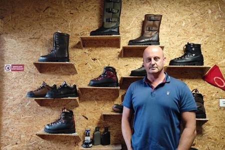 Vladimír Makara has been producing hand-sewn shoes for tourists, climbers, foresters and hunters since 2004.
