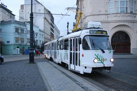 Christmas tram spreads holiday spirit in the streets of Bratislava