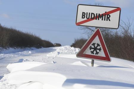 Eastern Slovakia, as well as other parts of Slovakia, were blasted with snow and freezing temperatures. 