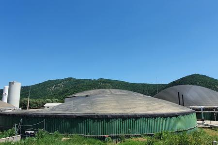 The biogas station of the MP company near Jelšava.