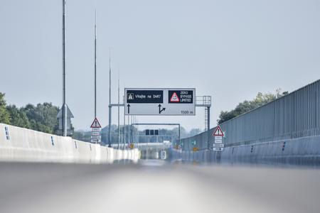 The 4.3km stretch of D4 highway opened on September 26.