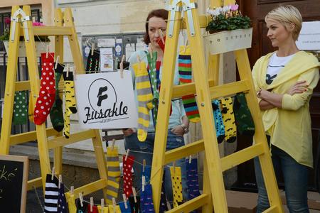 Fusakle, a Slovak sock manufacturer, first began to offer its products at Bratislava's Good Market events several years ago.