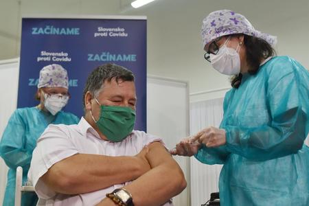 Vladimír Krčméry was first to receive the Covid vaccine in Slovakia