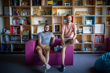 Marek Stankovič and Daniel Duranka, two of the three top managers of Pixel Federation.