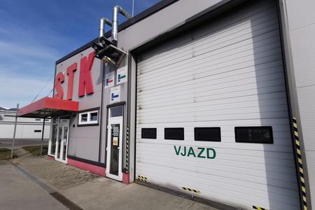 A specialised centre for technical vehicle checks and emissions test (STK) in Martin, central Slovakia.