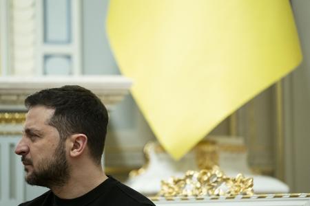 Ukrainian president Volodymyr Zelensky.