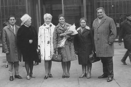 Elena Lacková, Slovakia's first Roma writer, at her graduation in Prague.