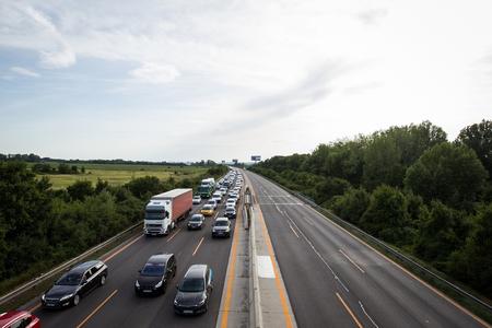 The D1 highway is prone to long traffic queues even under normal circumstances. 