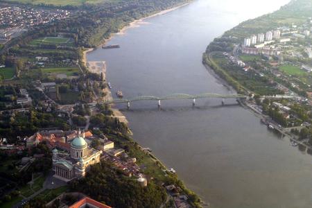 Maria Valeria Bridge that connects Štúrovo, Slovakia and Esztergom, Hungary.